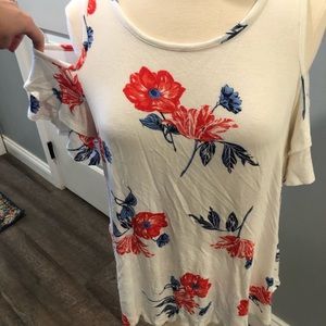 Maurices 24/7 cold shoulder top